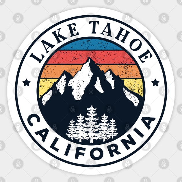 Lake tahoe Sticker by Tonibhardwaj